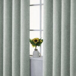 Bedlooms Sage Green Linen Curtain 100% Blackout Thermal Insulated Eyelet Curtain (Pair) 66 X 90 Inches With Tie Back Two - thumbnail 8