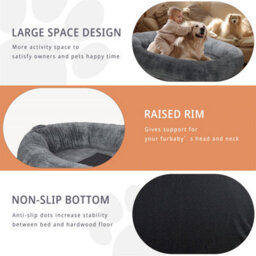 Bingopaw 170Cm Xxl Human Sized Pet Dog Bed Giant Beanbag - thumbnail 8