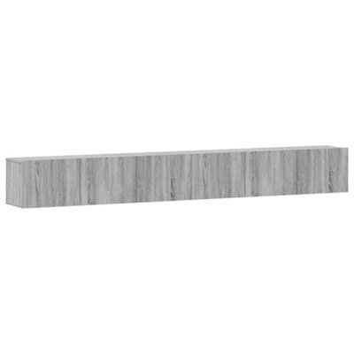 Berkfield Classic 3 Piece Tv Cabinet Set Grey Sonoma Engineered Wood - image 1