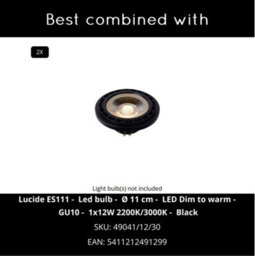 Lucide Sensas 2 Light Spotlight Bar Taupe - thumbnail 8