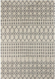 The Rugs Soft Moroccan Diamond Shaggy Rugs And Runners High Pile Ivory And Grey Living Room Kitchen Hallway 1000