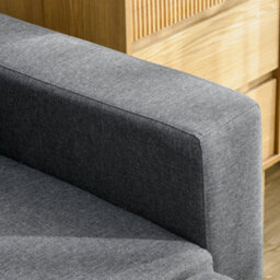 Wyld Haus Kesosu Dark Grey Upholstered 3-Seater Sofa Bed With Reversible Chaise And Built-In Storage - thumbnail 8