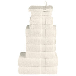 Berkfield 12 Piece Premium Towel Set Solund Cream 600 Gsm