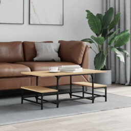 Berkfield Durable Coffee Table Sonoma Oak 100X50.5X40 Cm Engineered Wood - thumbnail 2