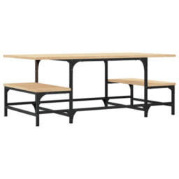 Berkfield Durable Coffee Table Sonoma Oak 100X50.5X40 Cm Engineered Wood - thumbnail 6