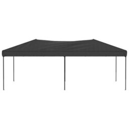 Walplus Folding Party Tent Garden Gazebo Canopy Anthracite 3X6 M - thumbnail 3