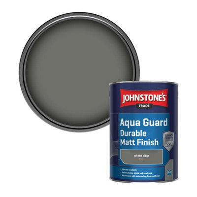 Johnstone's Trade Wood & Metal Aqua Guard Durable Matt Paint On The Edge (Ppg0998-6) 1L - image 1