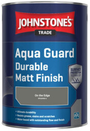 Johnstone's Trade Wood & Metal Aqua Guard Durable Matt Paint On The Edge (Ppg0998-6) 1L - thumbnail 2