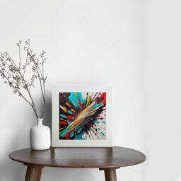"AK Frames 4X4"" White Poster Frame - Modern Picture Frame For Wall Art, Prints And Photos - Durable And Stylish Display Frame" - thumbnail 4