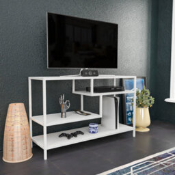 Decorotika Robins Tv Stand Tv Unit Tv Cabinet For Tvs Up To 55 Inches White - thumbnail 3