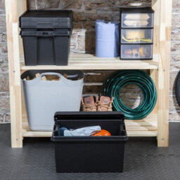 Wham Black Recycled Plastic 16L Storage Box - thumbnail 4