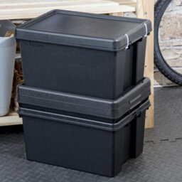 Wham Black Recycled Plastic 16L Storage Box - thumbnail 5