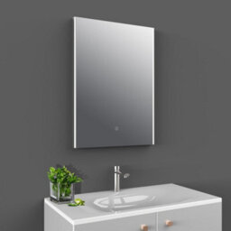 Hudson Reed 700 X 500mm Frameless Led Bathroom Mirror, Touch Sensor And Demister, Ip44 - thumbnail 2