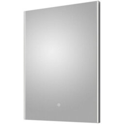 Hudson Reed 700 X 500mm Frameless Led Bathroom Mirror, Touch Sensor And Demister, Ip44 - thumbnail 1