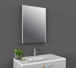 Hudson Reed 700 X 500mm Frameless Led Bathroom Mirror, Touch Sensor And Demister, Ip44 - thumbnail 8
