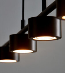 Nordlux Clyde Indoor Dining Kitchen Metal Pendant Ceiling Light In Black (Diam) 8.5Cm - thumbnail 2