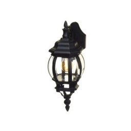 CGC Lighting Cgc Alexa Black Vintage Lantern Outdoor Wall Light - thumbnail 4