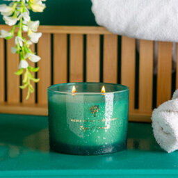 Nicola Spring 3X Sage & Seasalt Scented Candles - 350G 38H Natural Double Wick Soy Wax Aromatherapy Candle Home Fragrance - thumbnail 5