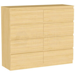 Lassic Vida Designs Denver Pine 8 Drawer Chest (H)955mm (W)1200mm (D)400mm) - thumbnail 7