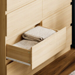 Lassic Vida Designs Denver Pine 8 Drawer Chest (H)955mm (W)1200mm (D)400mm) - thumbnail 6