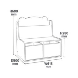 Liberty House Toys Kid's Teddy Bear Bookcase - thumbnail 8