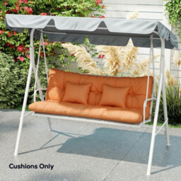 Outsunny Outdoor Seat Cushions Back Cushion With 2 Pillows, Seat Pads - thumbnail 9