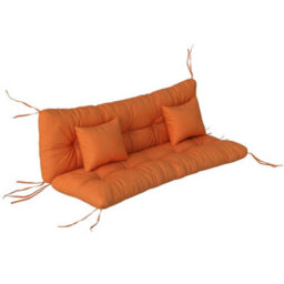 Outsunny Outdoor Seat Cushions Back Cushion With 2 Pillows, Seat Pads - thumbnail 2