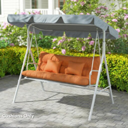 Outsunny Outdoor Seat Cushions Back Cushion With 2 Pillows, Seat Pads - thumbnail 7