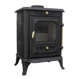 Sundaze 7Kw Multifuel Stove Log Burner Fireplace Cast Iron Defra Approved Eco Design - thumbnail 2