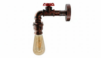 Wall Light Industrial Unique Tap Wall Lights Waterpipe Wall Lamps - image 1