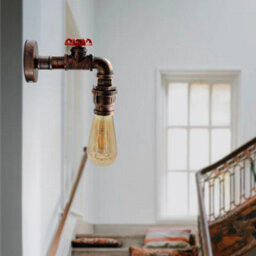 Wall Light Industrial Unique Tap Wall Lights Waterpipe Wall Lamps - thumbnail 2