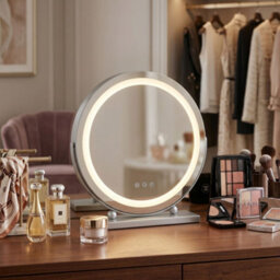 Mirror Rea Make-Up Led Chrome 12X4X43Cm - thumbnail 6