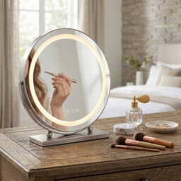 Mirror Rea Make-Up Led Chrome 12X4X43Cm - thumbnail 4