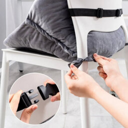 Dark Grey & Light Grey High Back Chair Cushion Seat Pad Garden Outdoor Patio Office Bench Chair Padded - thumbnail 5