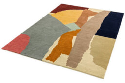 Abstract Multi Wool Handmade Luxurious Modern Easy To Clean Abstract Rug For Dining Room Bldroom And Living Room-120Cm X 170Cm - thumbnail 3