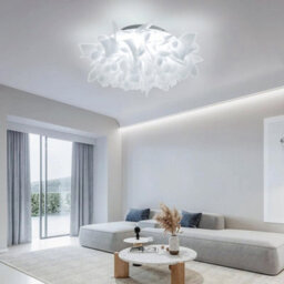 Thehotsale 30W Led Pvc Dandelion-Shaped Shade Ceiling Light 53 Cm Dia, White Light - thumbnail 2