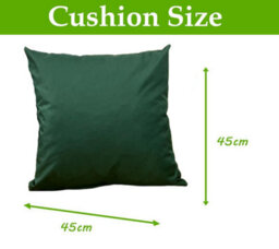 Crescent Waterproof 45X45Cm Red Garden Cushion, Shredded Foam Filled Outdoor Garden Throw Pillow Pack Of 2 - thumbnail 5