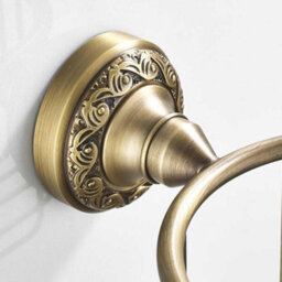 Pepte Toilet Wc Roll Or Shampoo Basket Holder Wall Mounted High Quality Antique Brass - thumbnail 4
