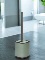 Showerdrape Sage Green Bathroom Accessory Set Toilet Roll Holder And Toilet Brush - thumbnail 4