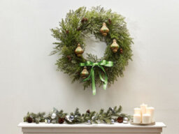 Beliani Christmas Wreath Panrun Green 70 Cm - thumbnail 2
