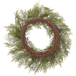 Beliani Christmas Wreath Panrun Green 70 Cm - thumbnail 5