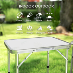 Aluminium Camping Table Portable Folding Picnic Outdoor - thumbnail 4
