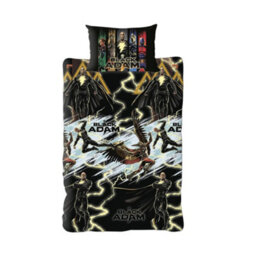 Black Adam Reversible Duvet Set Multicoloured (Single) - thumbnail 1