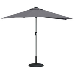 Berkfield Modern Garden Parasol Anthracite Large Fabric - thumbnail 3