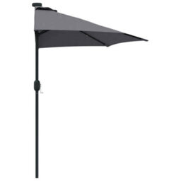 Berkfield Modern Garden Parasol Anthracite Large Fabric - thumbnail 6