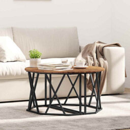 Berkfield Coffee Table - Vintage Style, 80X80X42 Cm, Made Of Engineered Wood - thumbnail 1