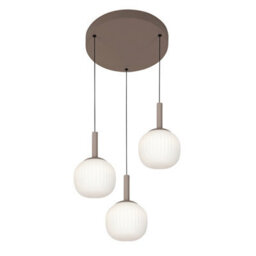 Luminosa Lighting Luminosa Montes Cluster Pendant Ceiling Light Brown 3000/4000/6000K 3Xled