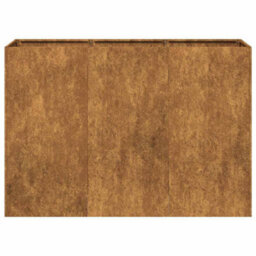 Berkfield Planter Rusty 120X40X80 Cm Weathering Steel - thumbnail 5