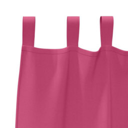 Berkfield Curtains With Curtains 2 Pcs Bright Pink 245 X 140 Cm Polyester - thumbnail 4