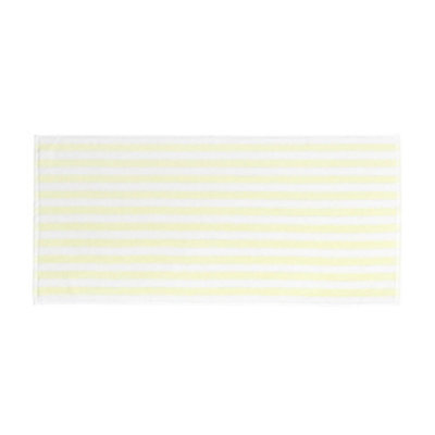 Blomus Arto Wide Stripes Towel Hand - White/transparent Yellow - image 1